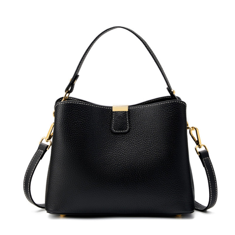 Women Fashion Plain Leather Casual Purse-RAIIFY