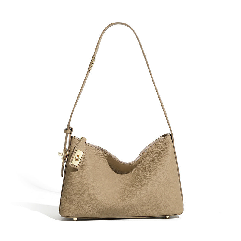 Women's Minimalism Soft Leather Elegant Shoulder Bag-RAIIFY