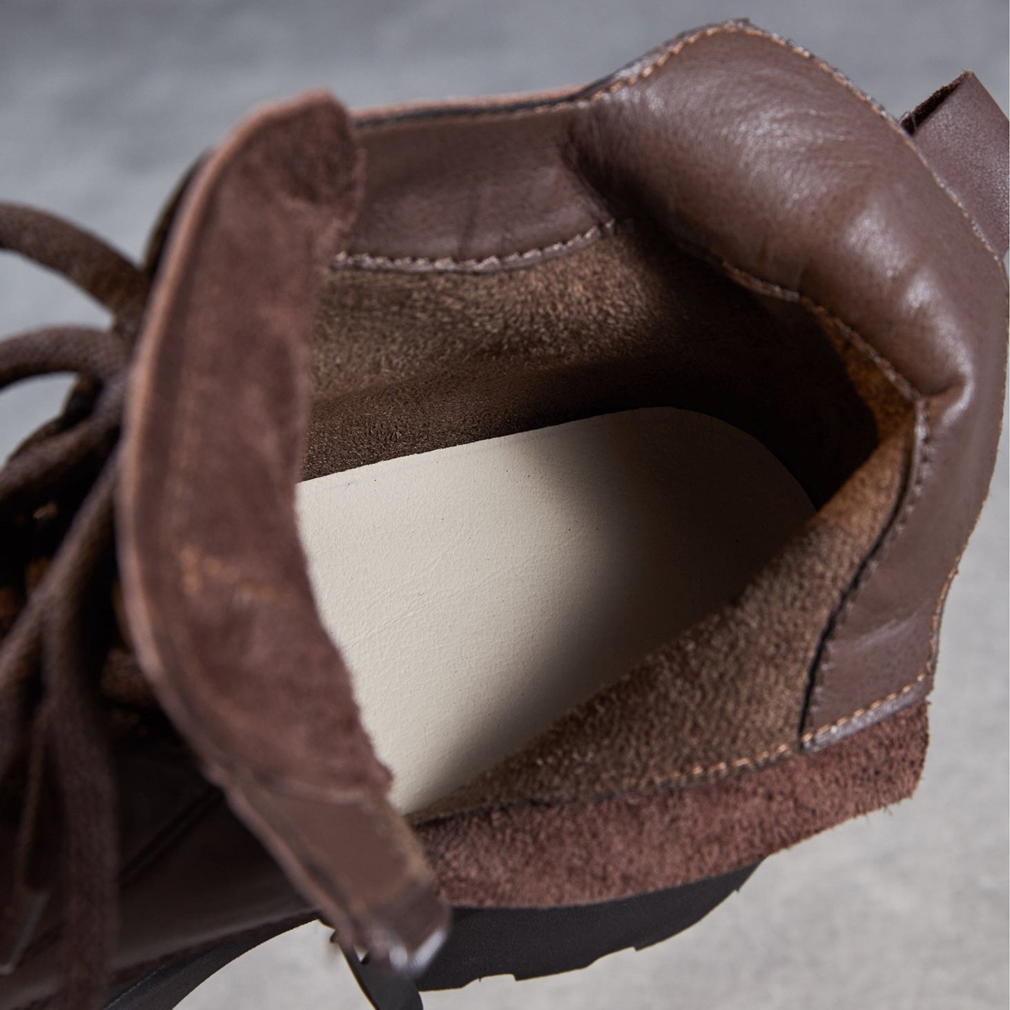 Women's Retro Leather Comfort Platform Ankle Boots-RAIIFY