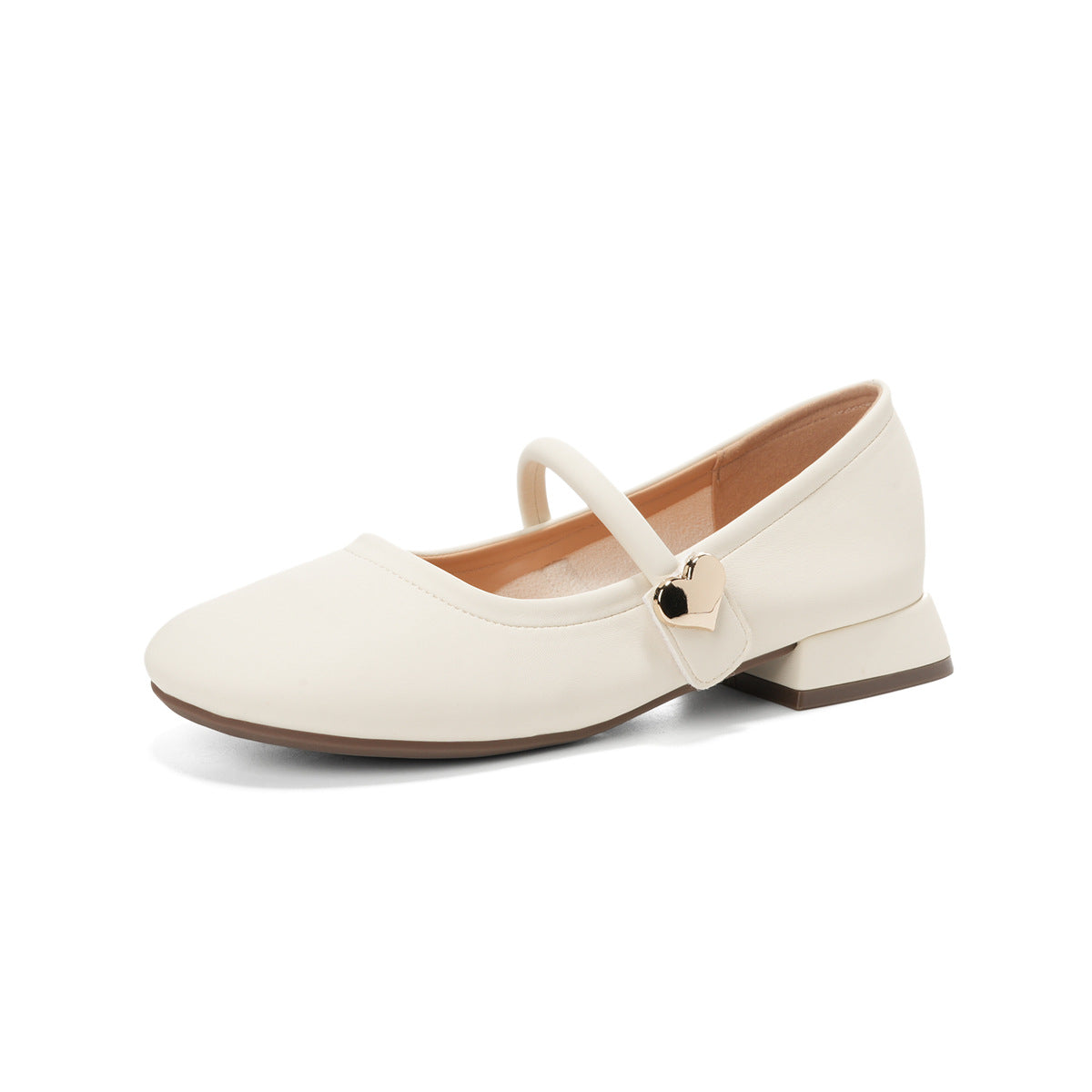 Women's Fashion Buckle Low Block Casual Mary Jane Shoes-RAIIFY