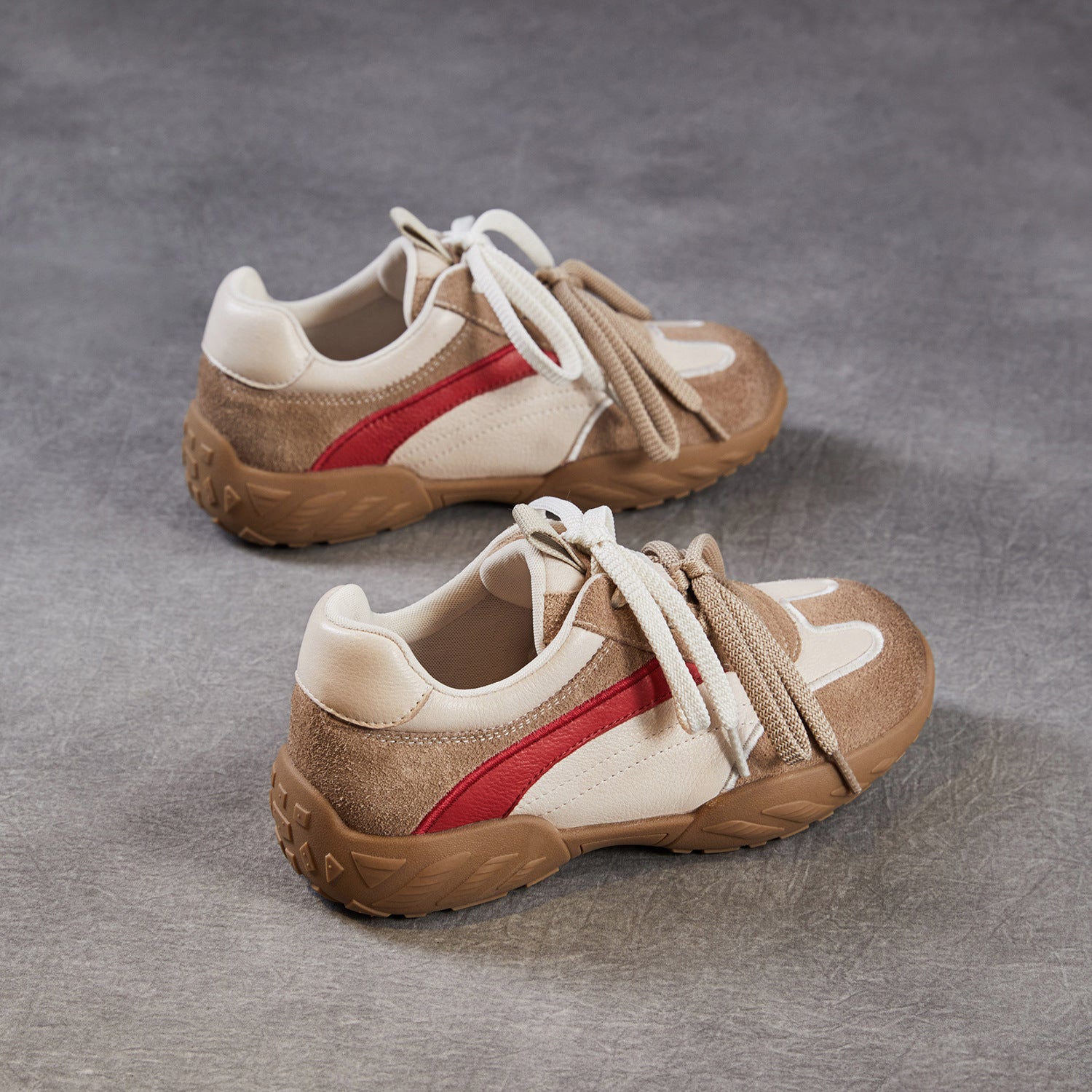 Women's Retro Suede Training Casual Sneakers-RAIIFY