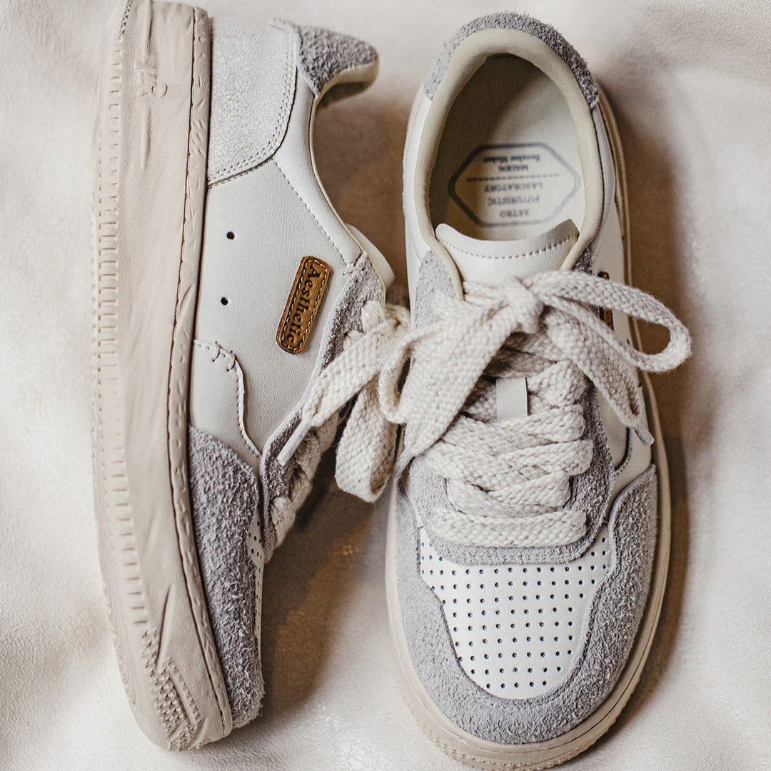 Men's Fashion Patchwork Breathable Flat Casual Sneakers-RAIIFY