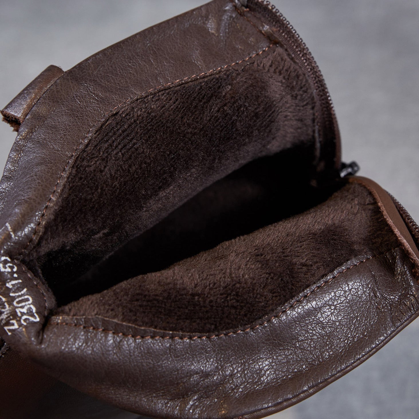 Women's Retro Plain Leather Platform Snow Boots-RAIIFY