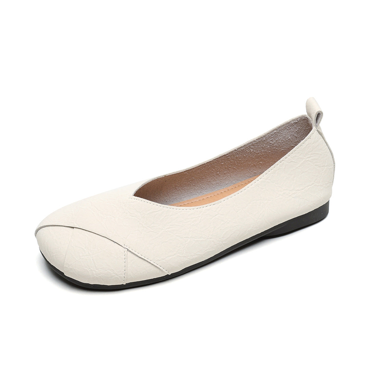Women's Minimalist Round Toe Comfortable Flats-RAIIFY