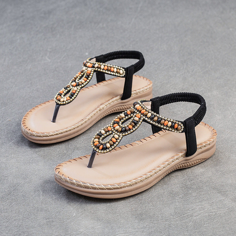 Women Casual Fashion Handmade Flip Flops Sandals-RAIIFY