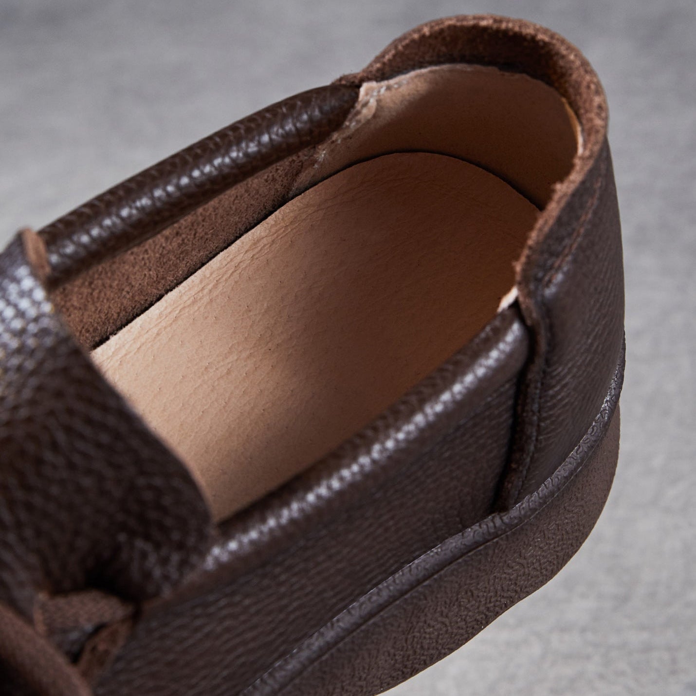 Women's Vintage Soft Leather Lace-Up Casual Shoes-RAIIFY