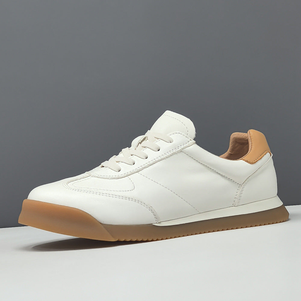 Men's Minimalism Quilted Leather Casual Shoes-RAIIFY