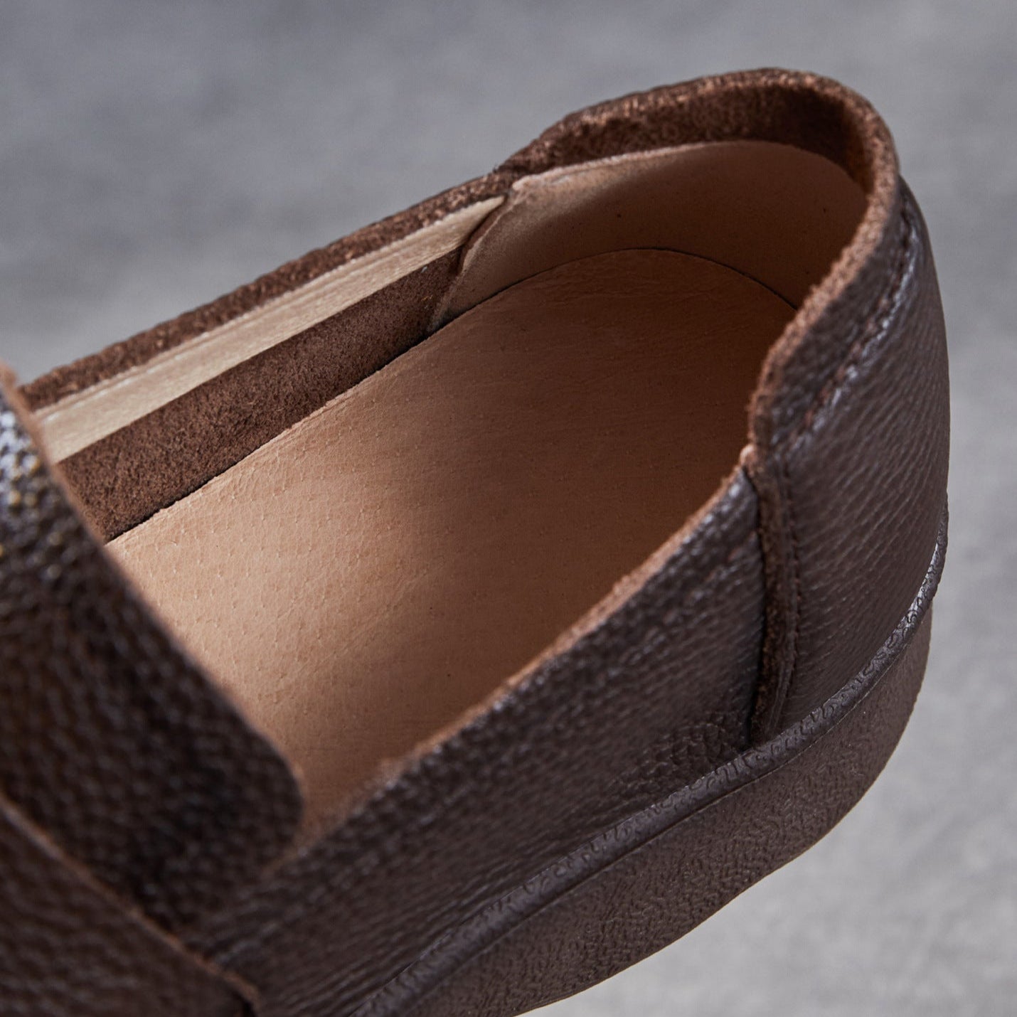 Women's Retro Soft Leather Flat Casual Loafers-RAIIFY