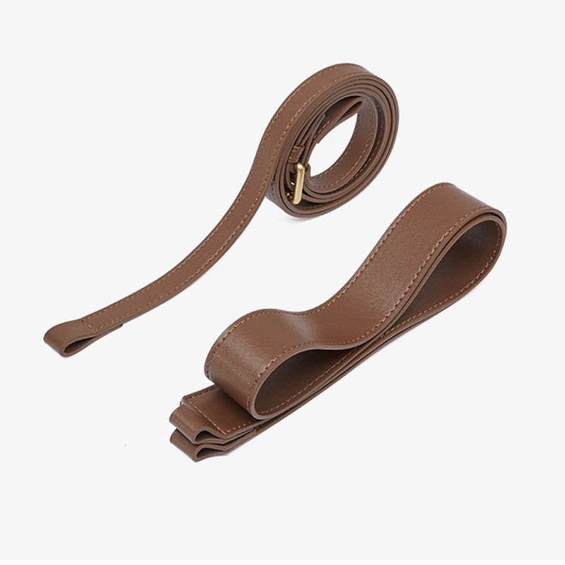 Bolso bandolera minimalista de piel lisa para mujer