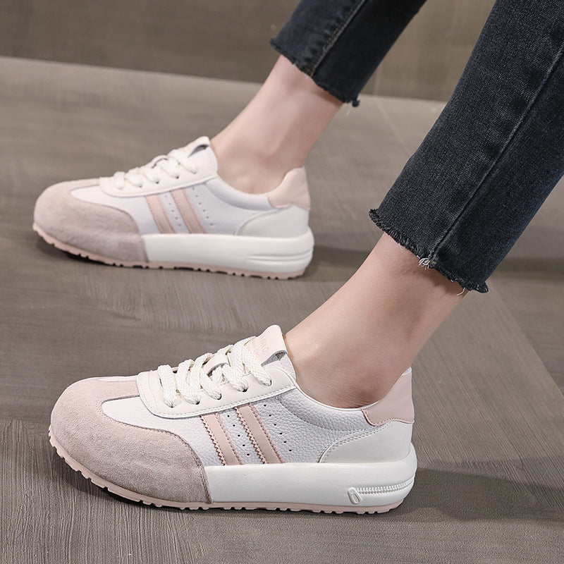 Women's Fashion Breathable Leather Training Casual Sneakers-RAIIFY