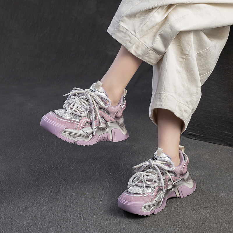 Women Fashion Breathable Chunky Platform Sneakers-RAIIFY