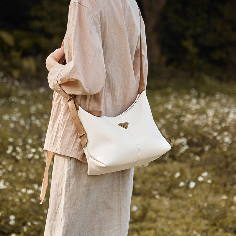 Women's Fashion Soft Leather Casual Tote Bag-RAIIFY