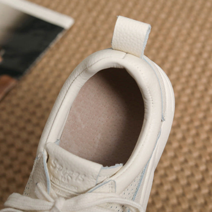 Women's Stylish Breathable Quilted Leather Casual Shoes-RAIIFY