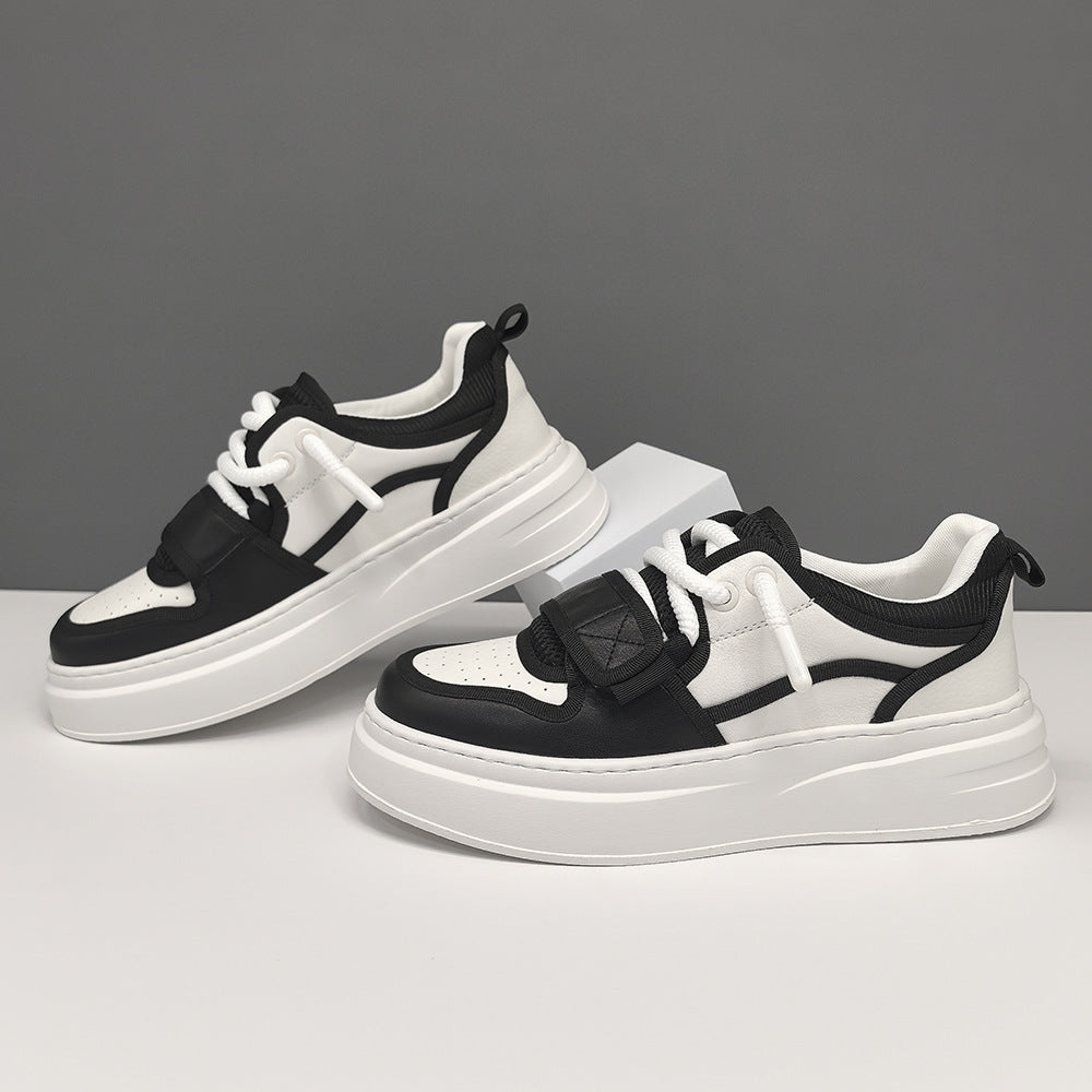 Men Fashion Breathable Velcro Tape Thick Soled Casual Shoes-RAIIFY