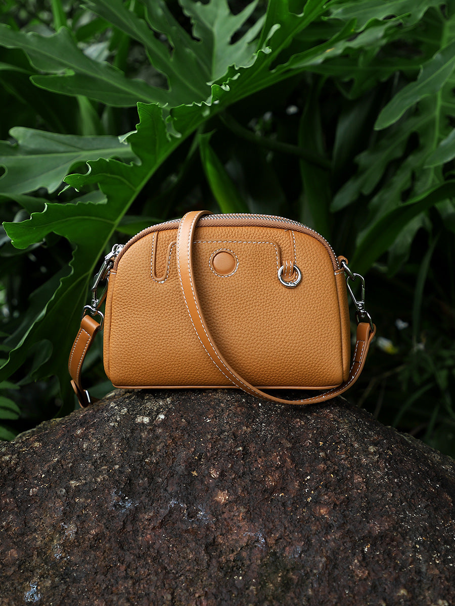 Women's Fashion Casual Leather Mini Crossbody Bag-RAIIFY