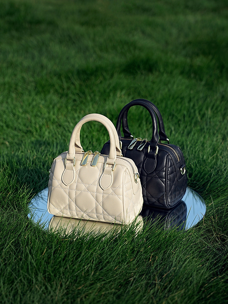 Women's Fashion Quilted Leather Crossbody Bag-RAIIFY