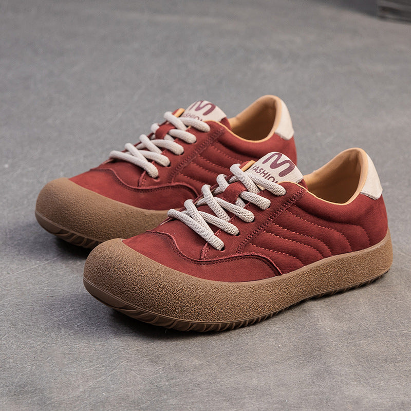 Women's Leather Casual Casual Sneakers Comfort Shoes-RAIIFY