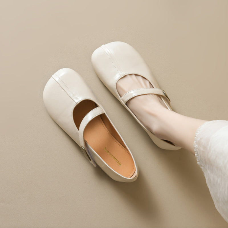 Women's Retro Soft Comfort Mary Jane Shoes-RAIIFY