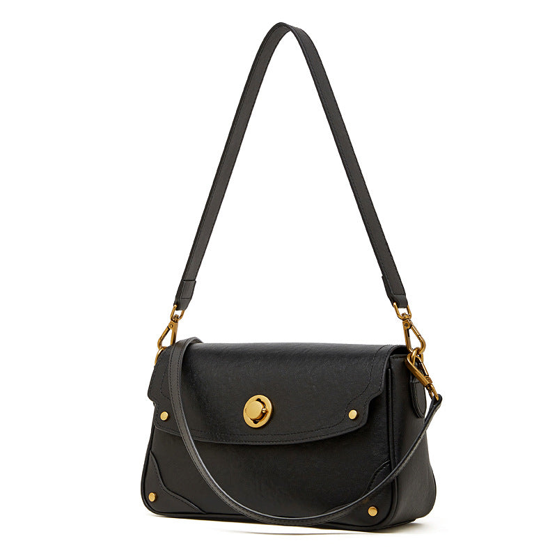 Women's Fashion Leather Small Square Shoulder Crossbody Bag-RAIIFY