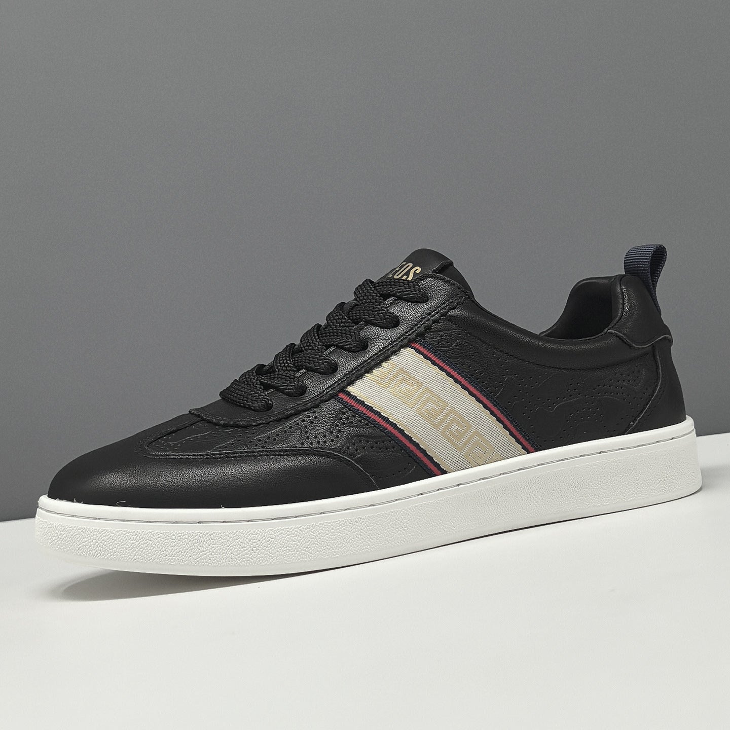 Men's Fashion Leather Slip-on Flat Casual Shoes-RAIIFY