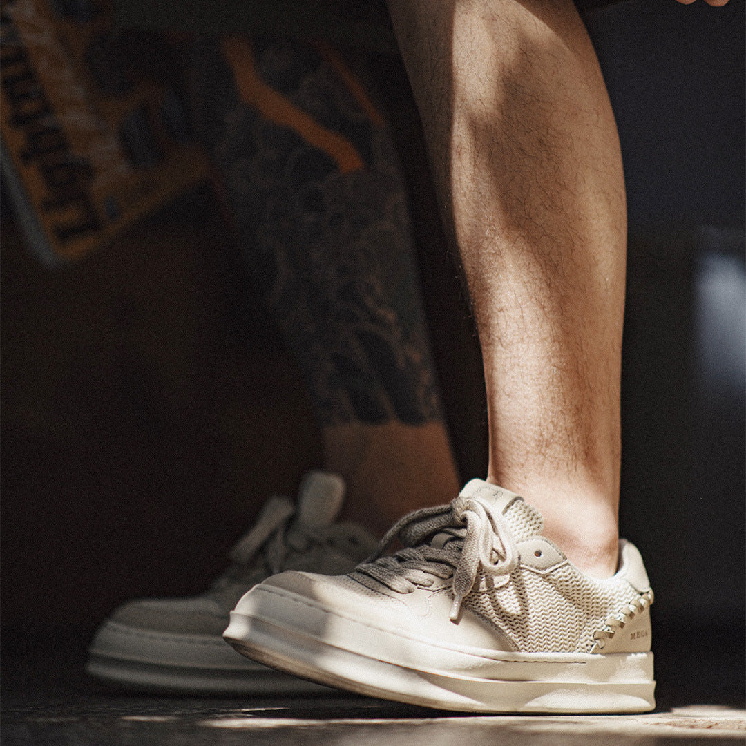 Men's Stylish Breathable Mesh Flat Casual Sneakers-RAIIFY