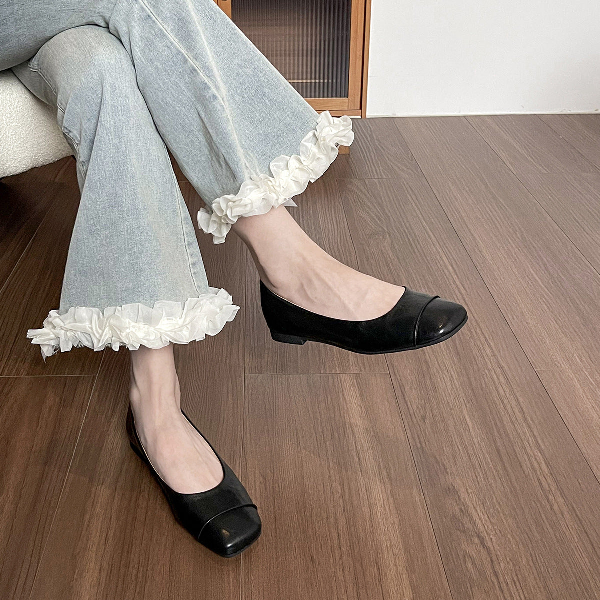 Women's Minimalism Plain Low Top Casual Flats-RAIIFY