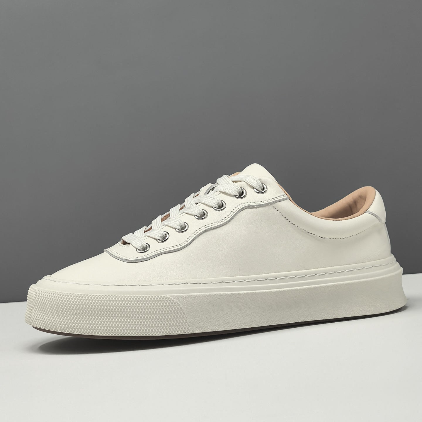 Men's Fashion Leather Casual Flat Shoes-RAIIFY