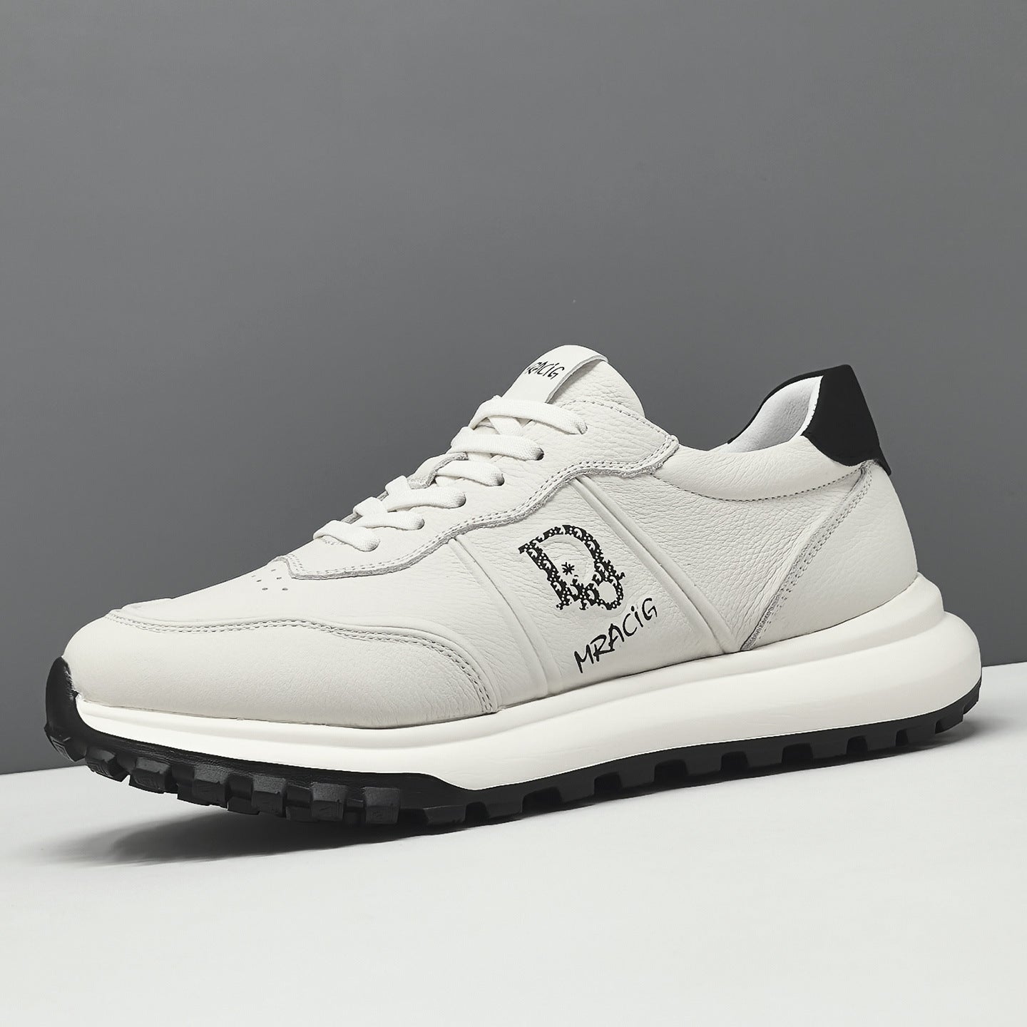 Men's Fashion Leather Breathable Casual Sneakers-RAIIFY