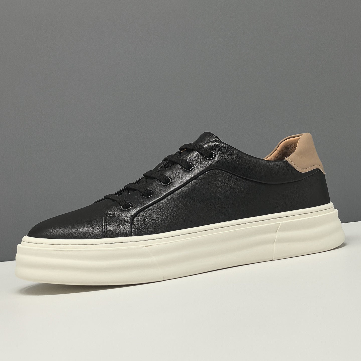 Men's Fashion Minimalist Leather Flat Slip-on Casual Shoes-RAIIFY