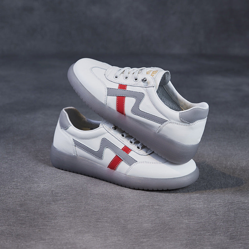 Women Stylish Leather Flat Slip-on Casual Shoes-RAIIFY