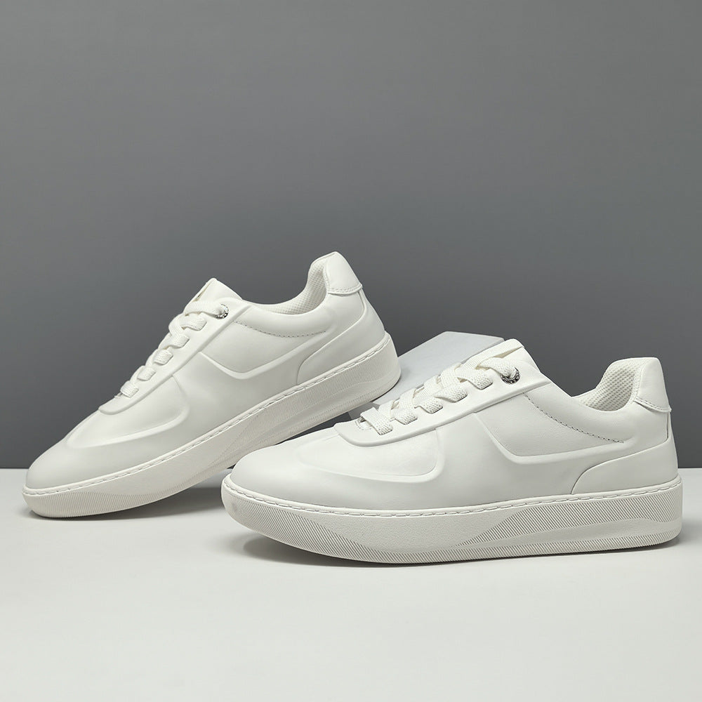 Men's Minimalism Embossed Leather Casual Sneakers-RAIIFY
