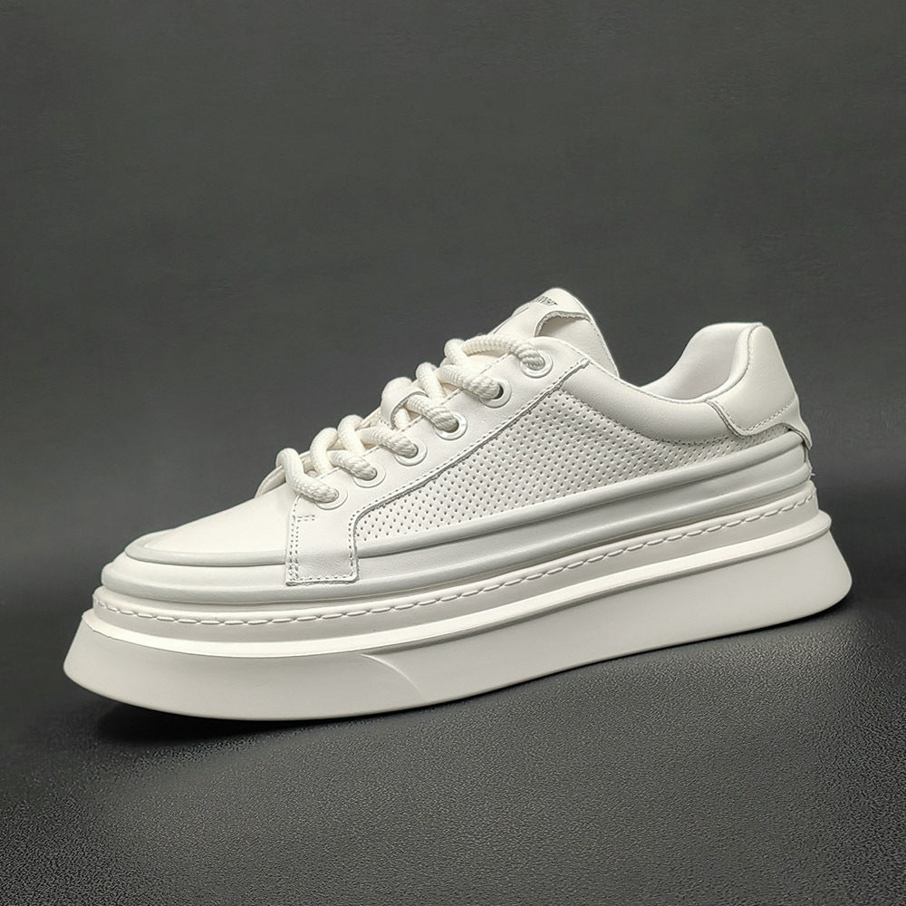 Men Minimalist Breathable Leather Fashion Casual Sneakers-RAIIFY