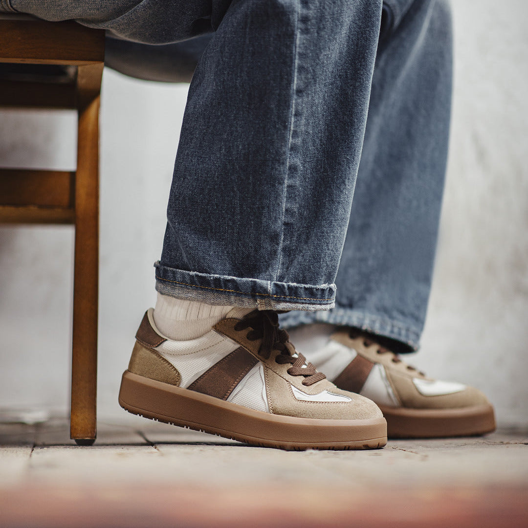 Men's Breathable Canvas Fashion Casual Court Sneakers-RAIIFY