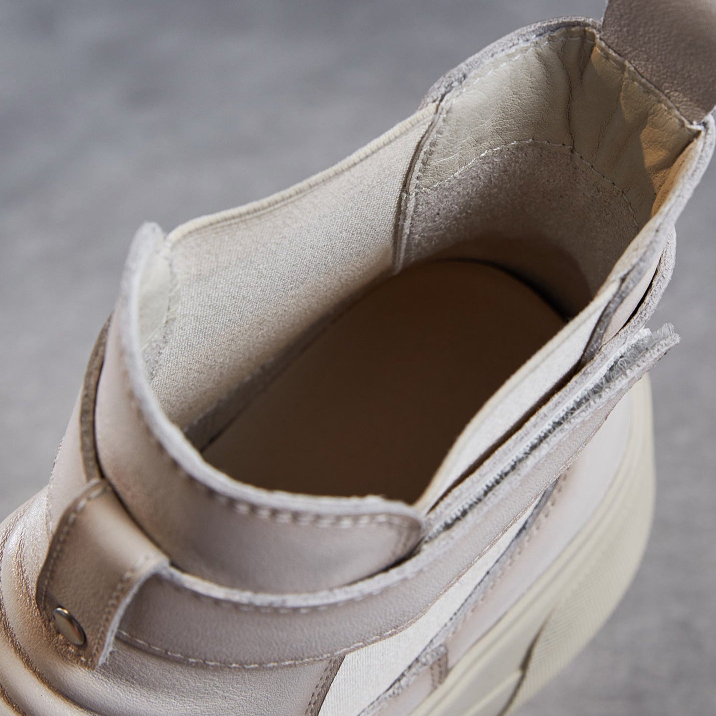 Women's Plain Leather Casual Ankle Boots-RAIIFY