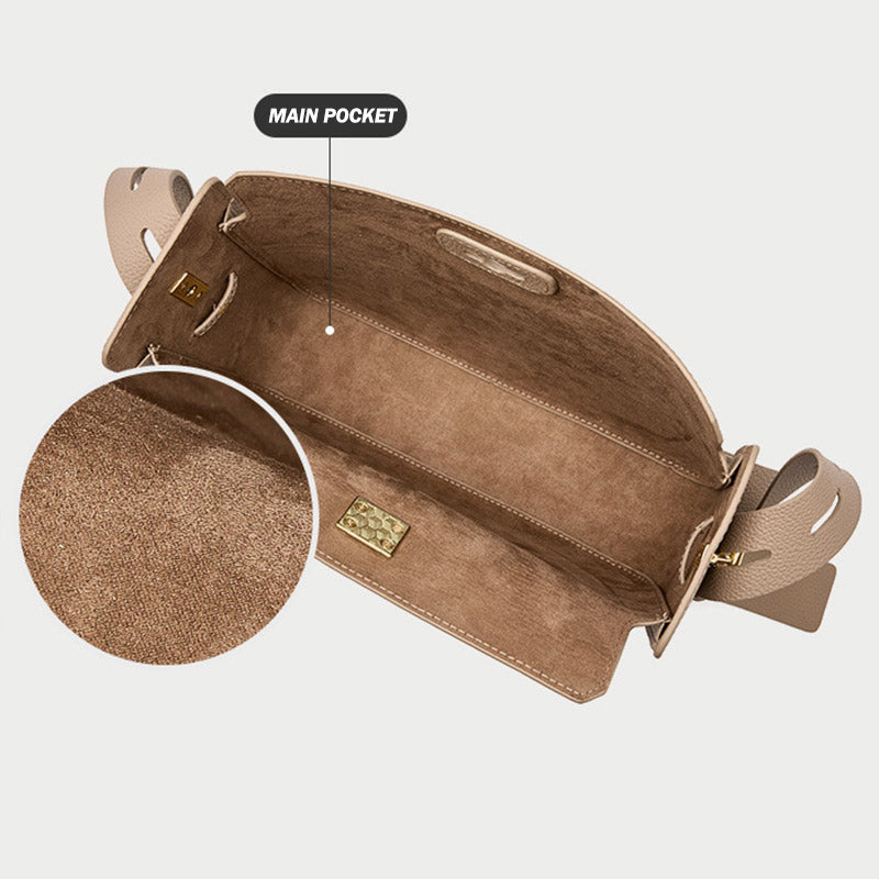 Women Fashion Minimalist Soft Cowhide Tote Shoulder Bag-RAIIFY