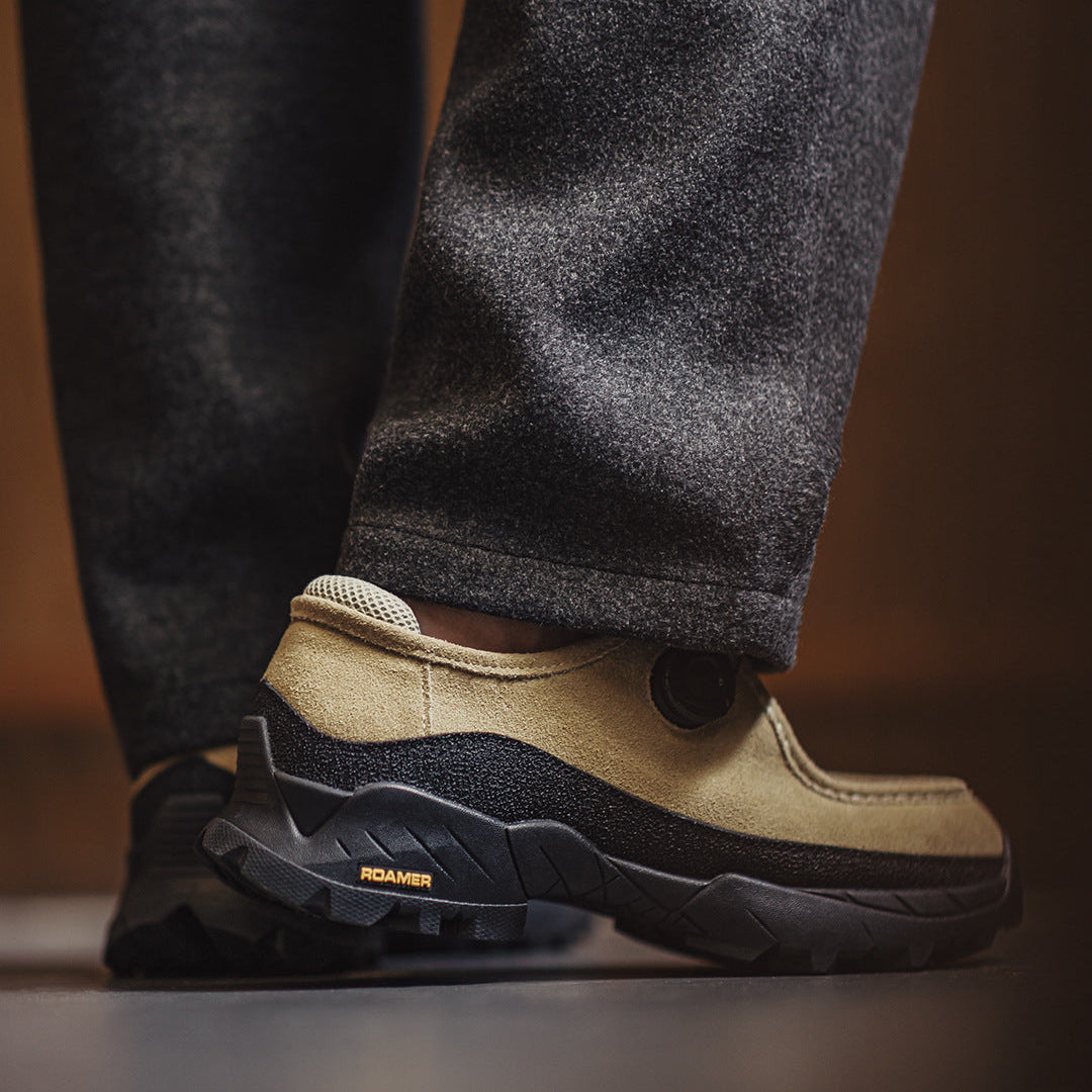 Men's Retro Suede Slip-on Casual Shoes-RAIIFY