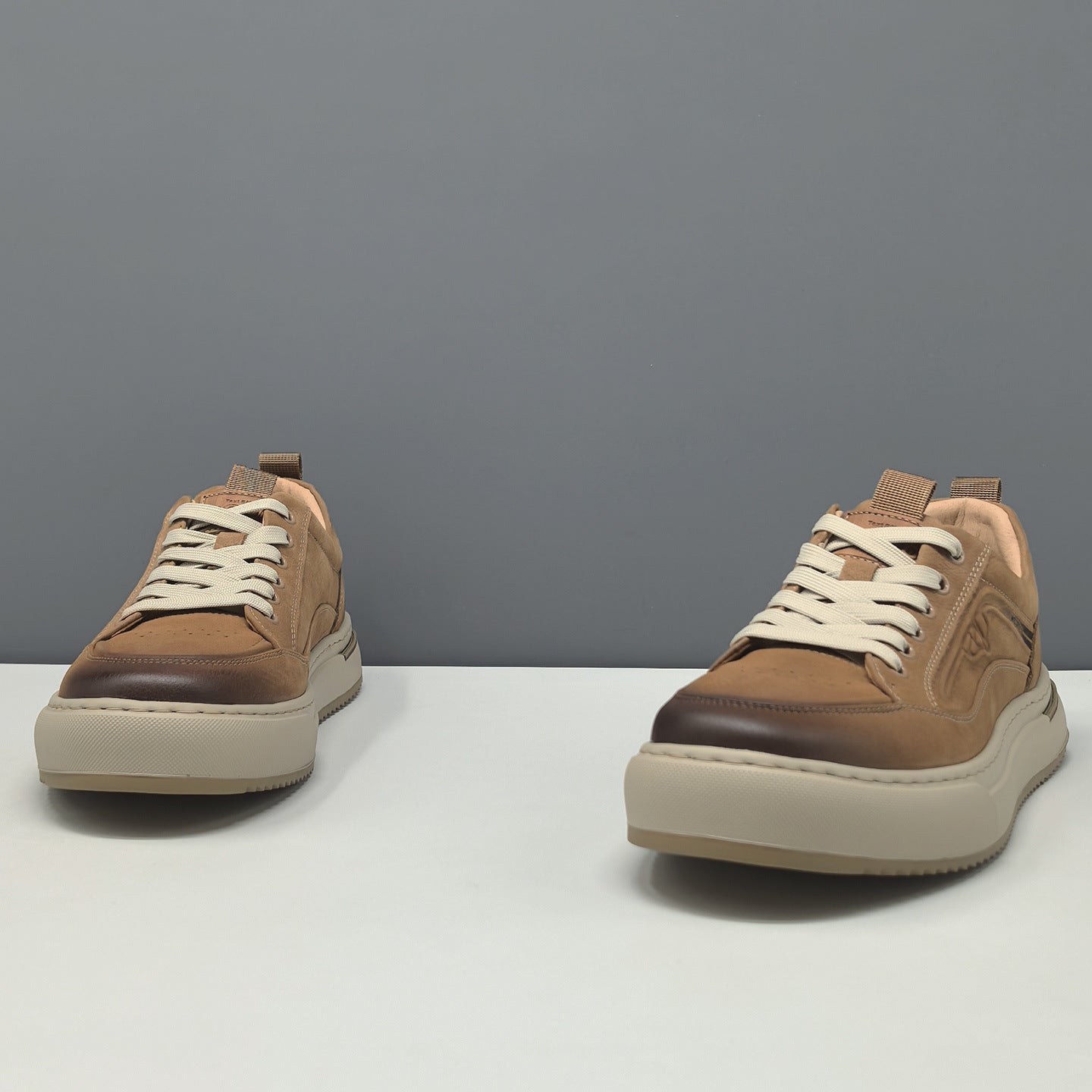 Men's Minimalist Breathable Leather Flat Casual Shoes-RAIIFY