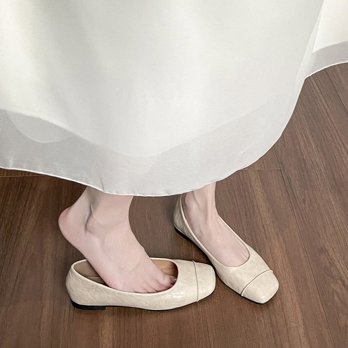 Women's Minimalism Plain Low Top Casual Flats-RAIIFY
