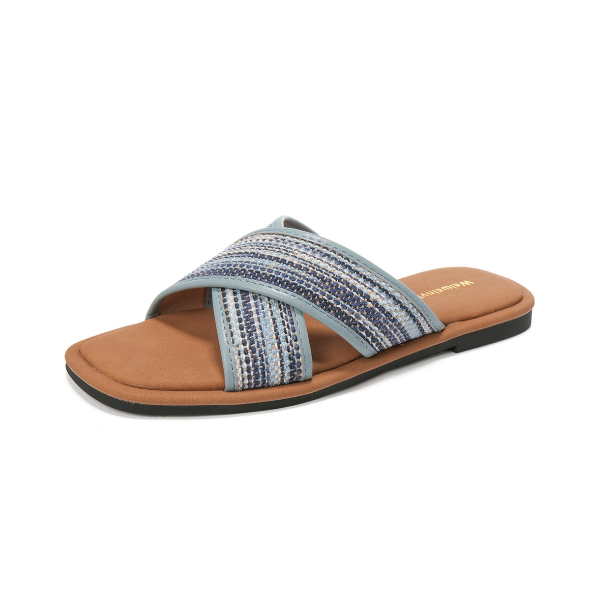 Women's Fashion Cross Strap Summer Casual Slides-RAIIFY