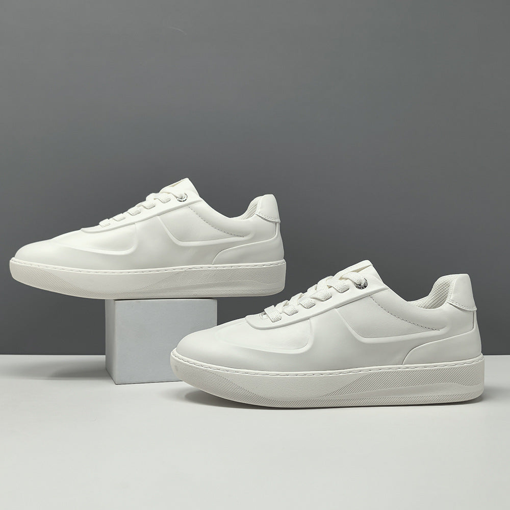 Men's Minimalism Embossed Leather Casual Sneakers-RAIIFY