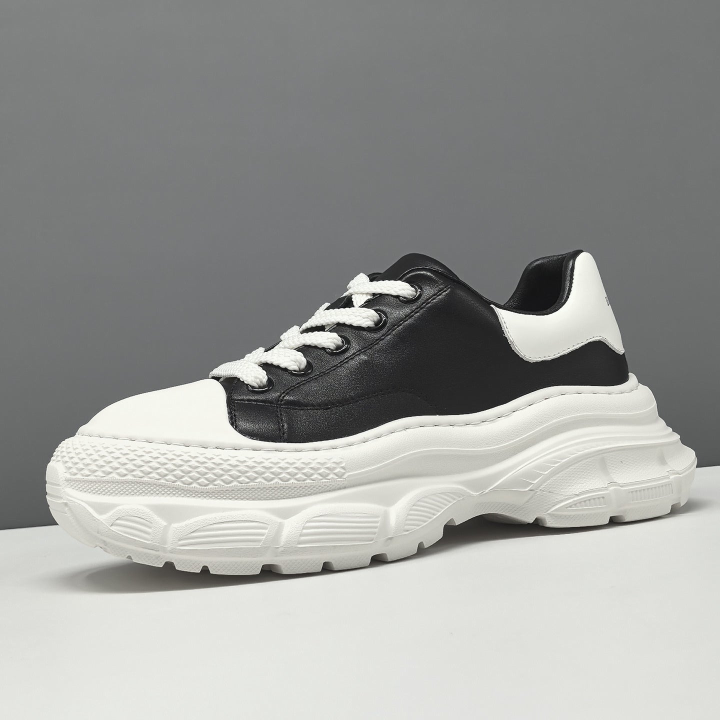 Men's Fashion Leather Casual Sneakers-RAIIFY