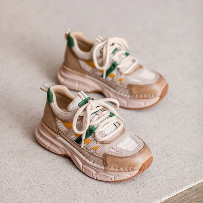 Women's Fashion Color Matching Breathable Casual Sneakers-RAIIFY