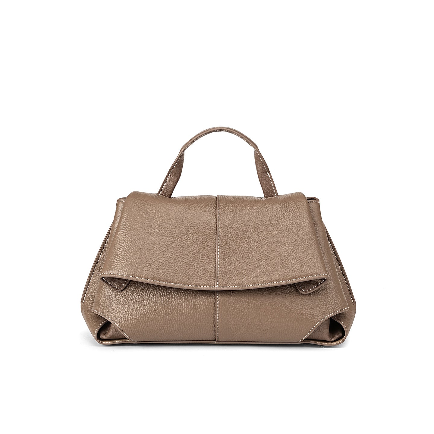 Women's Minimalist Fashion Cowhide Satchel Bag-RAIIFY