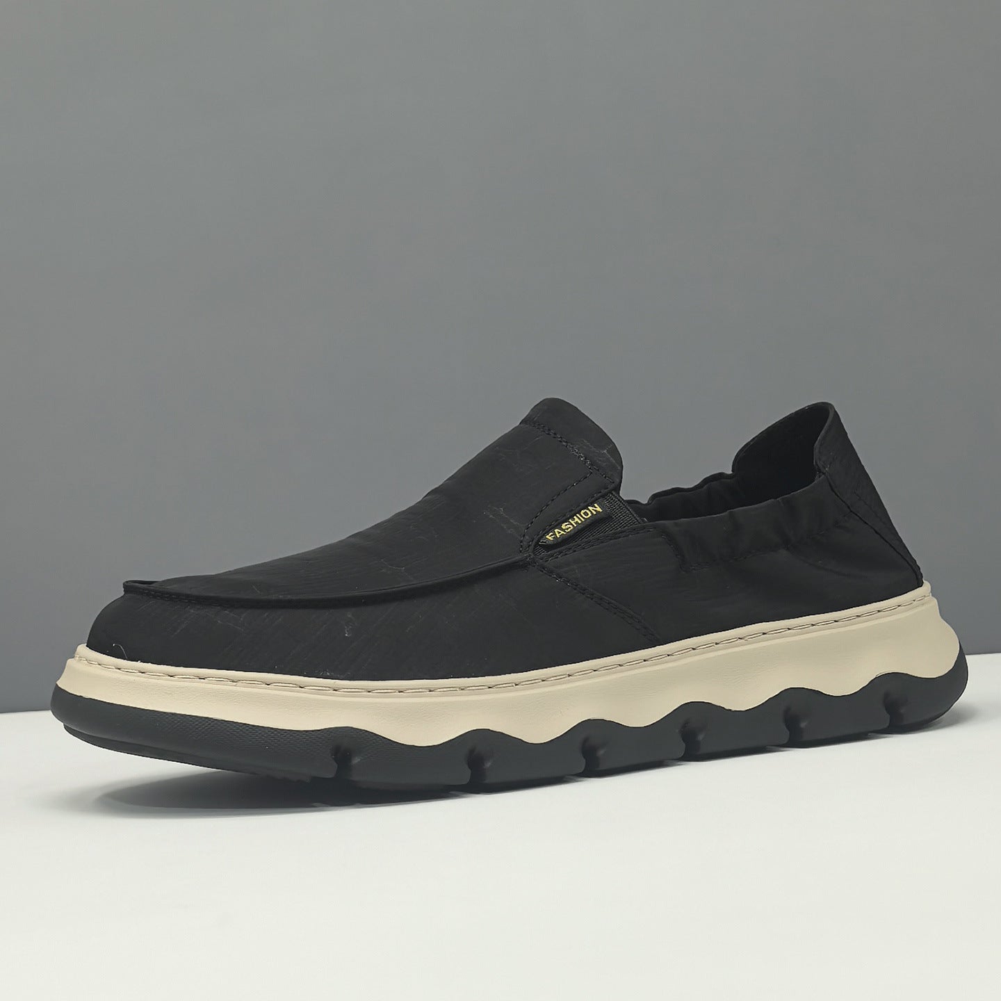 Men's Minimalist Breathable Canvas Casual Loafers-RAIIFY