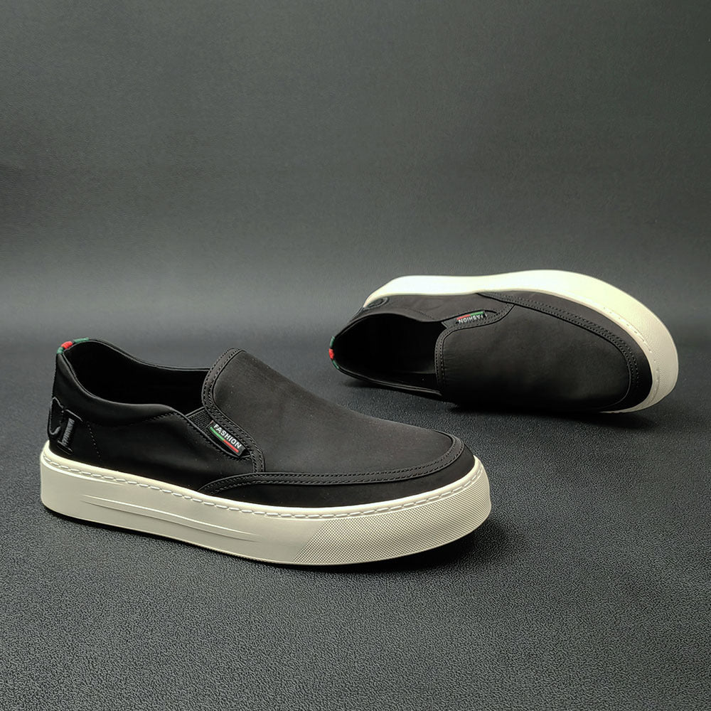 Men Minimalist Breathable Canvas Casual Loafers-RAIIFY