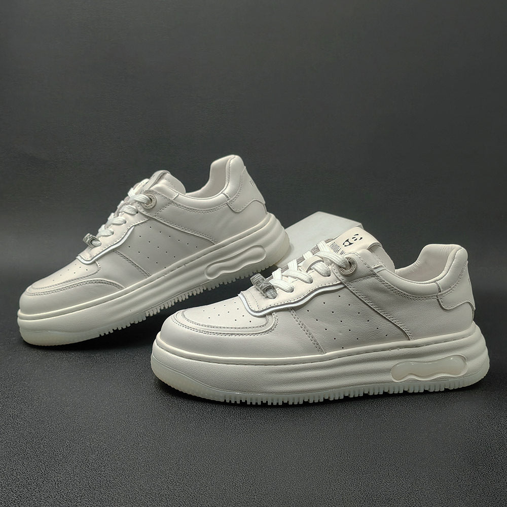 Men Fashion Breathable Leather Comfort Casual Sneakers-RAIIFY