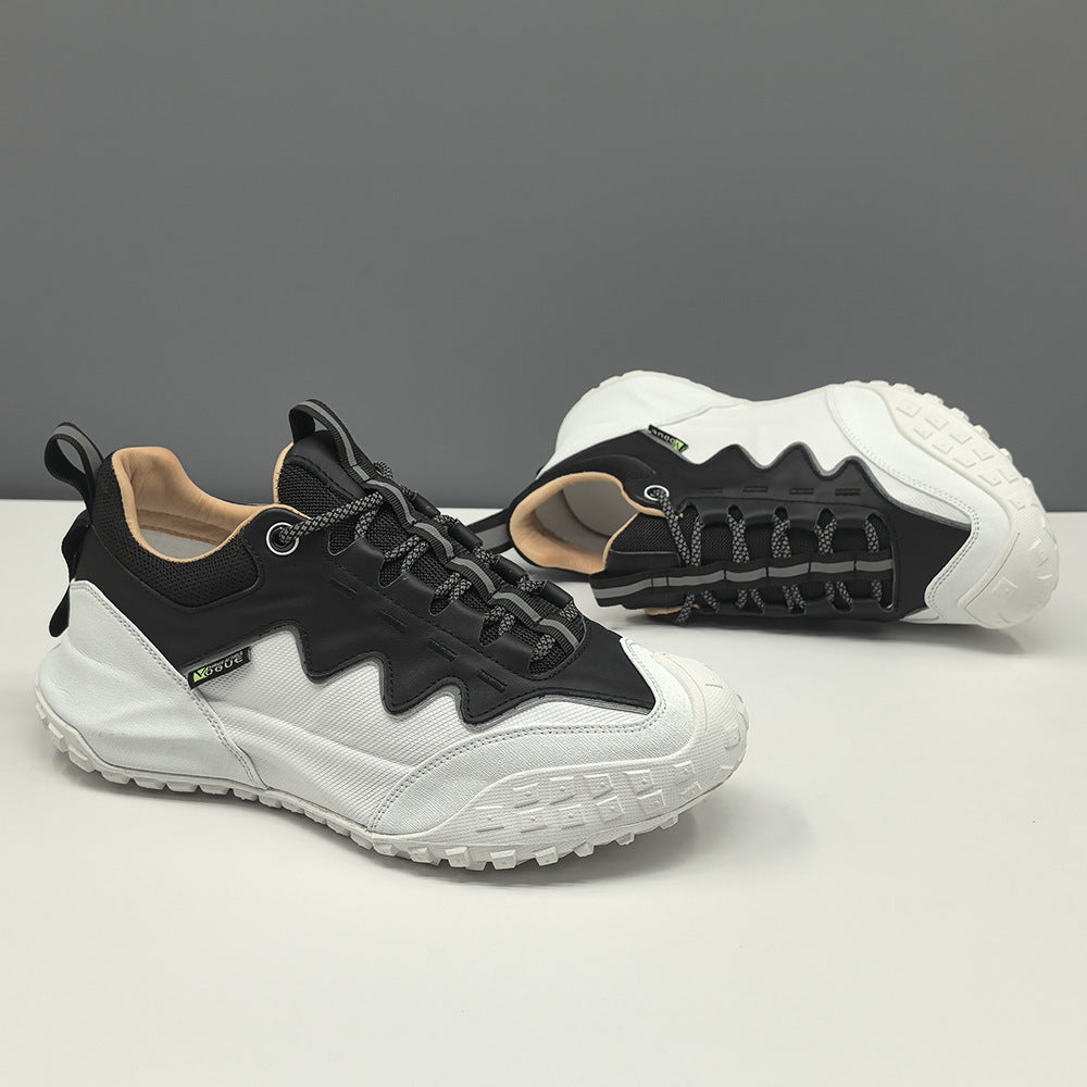 Men Fahion Color Matching Flat Casual Sneakers-RAIIFY