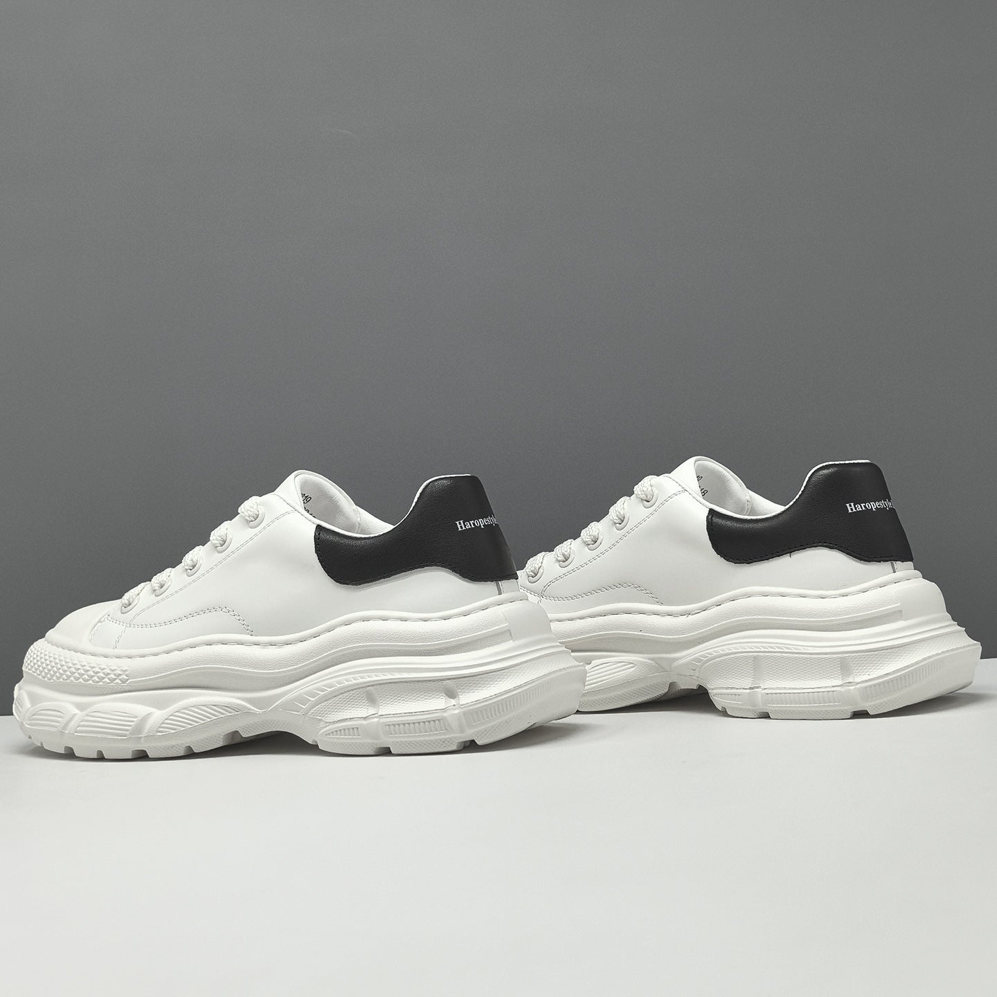 Men's Fashion Leather Casual Sneakers-RAIIFY