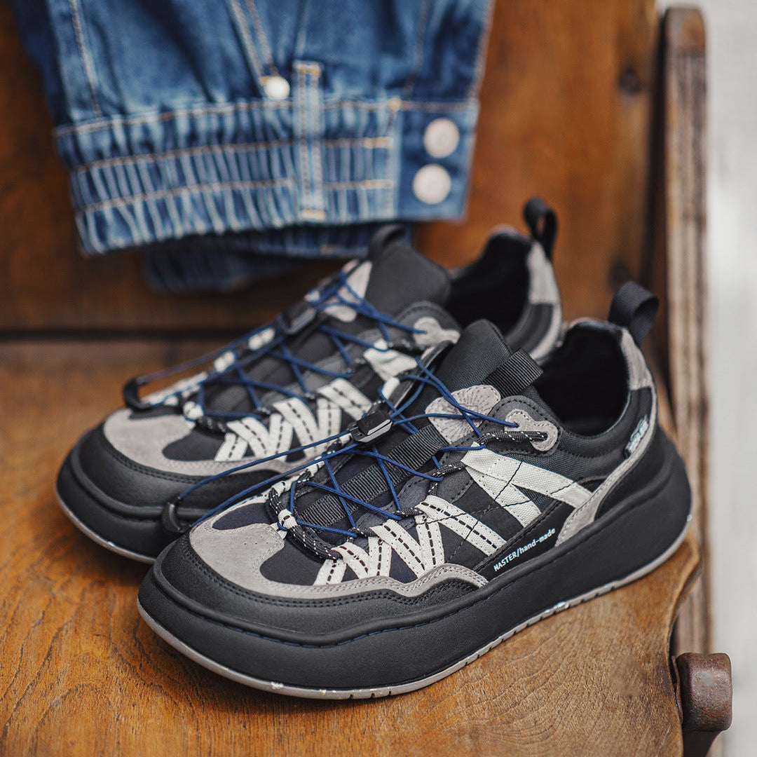 Men's Light Outdoor Functional Chunky Platform Shoes-RAIIFY