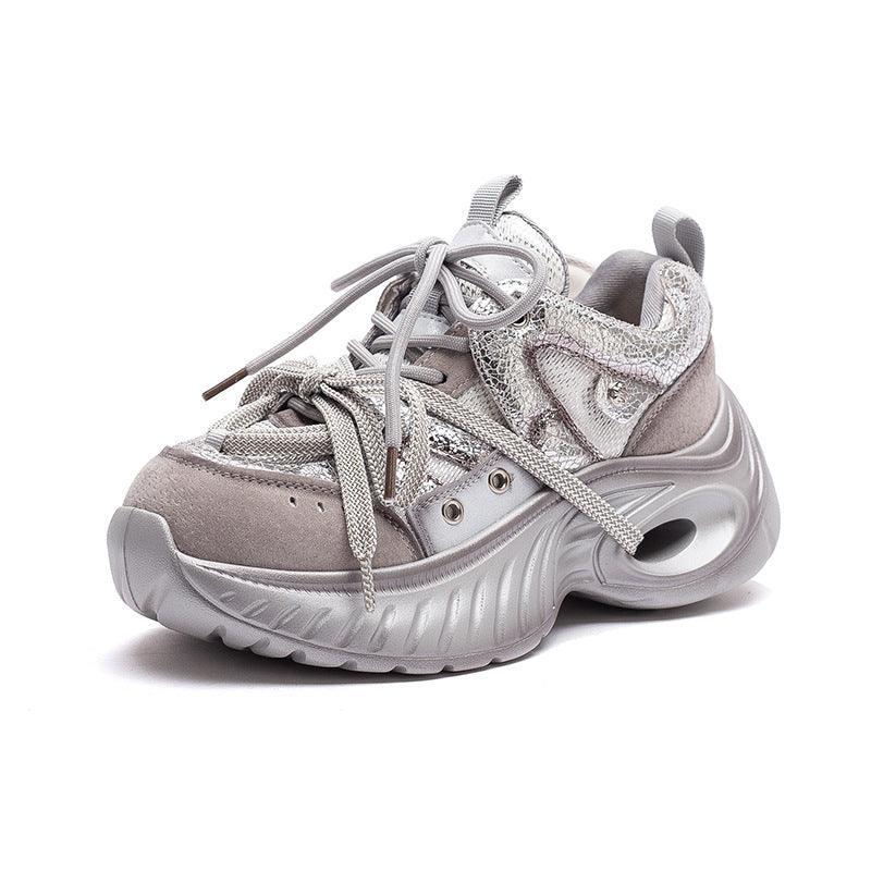 Women's Fashion Breathable Chunky Platform Sneakers-RAIIFY